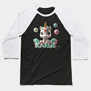 karlie unicorn Baseball T-Shirt